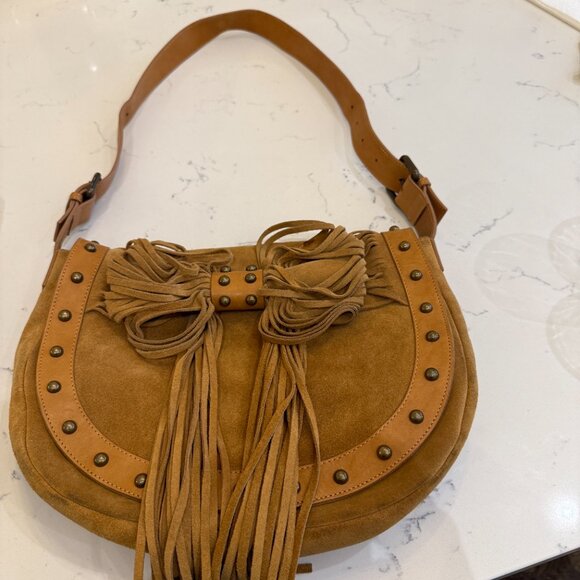 💯 Authentic RED Valentino Designer Crossbody – Tan Studded Bow Detail - Picture 15 of 15